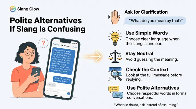9. Polite Alternatives (If Slang Is Confusing)