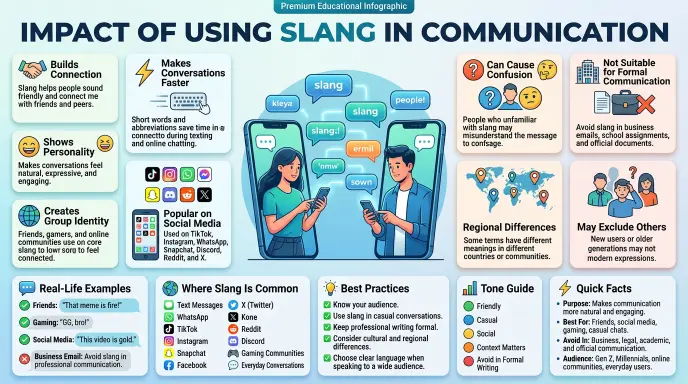 impact of using slang in cummunication