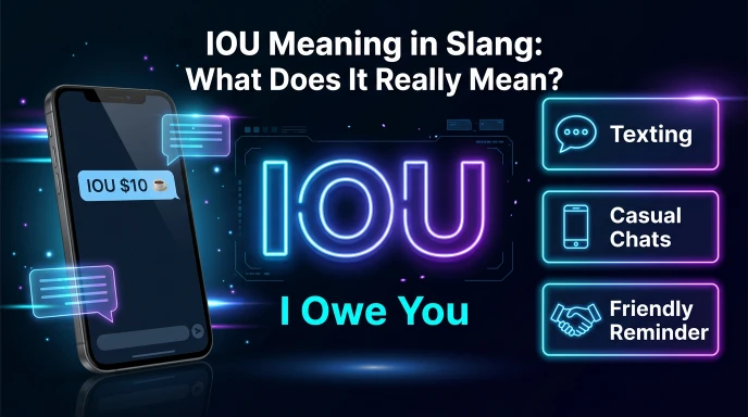 Iou meaning slang
