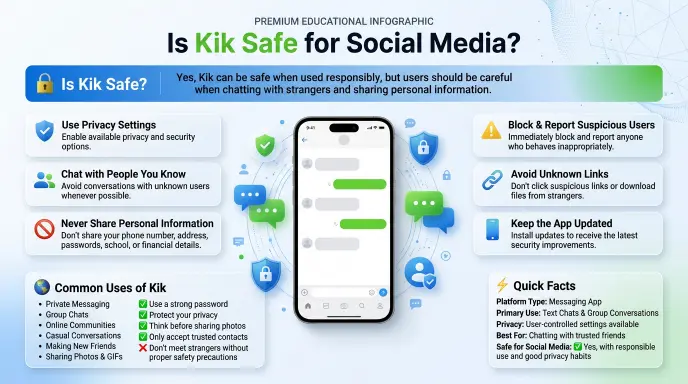 is kik safe for social media
