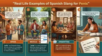 Real Life Examples of Spanish Slang for Penis