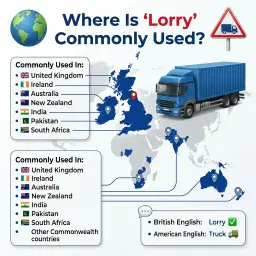 Where Is "Lorry" Commonly Used?