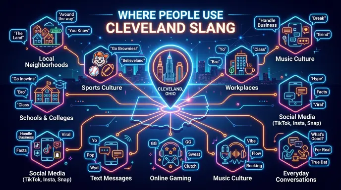 Where people use cleveland slang