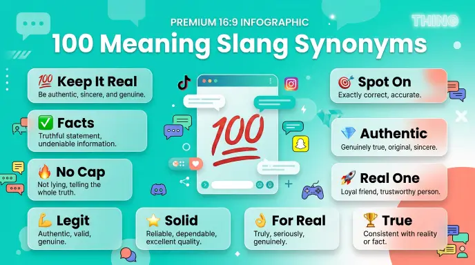 100 Meaning Slang Synonyms
