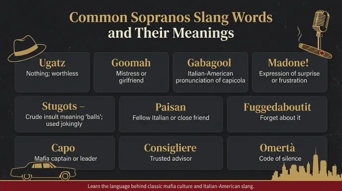 Common Sopranos Slang Words and Their Meanings