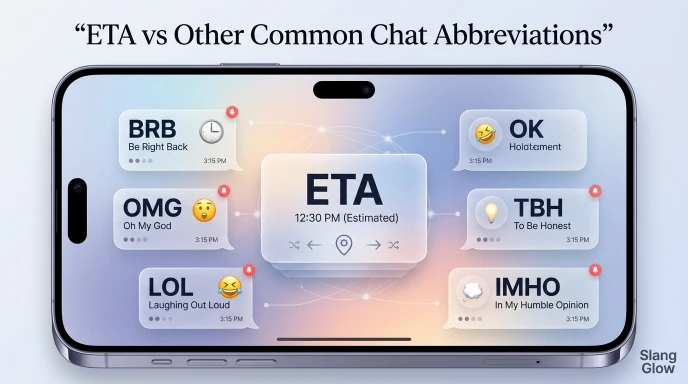 ETA vs Other Common Chat Abbreviations
