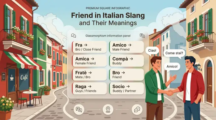 Friend in Italian Slang and Their Meanings