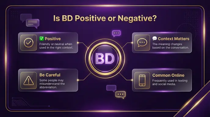 Is BD Positive or Negative?