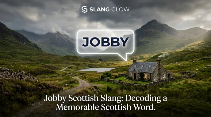 Jobby Scottish Slang