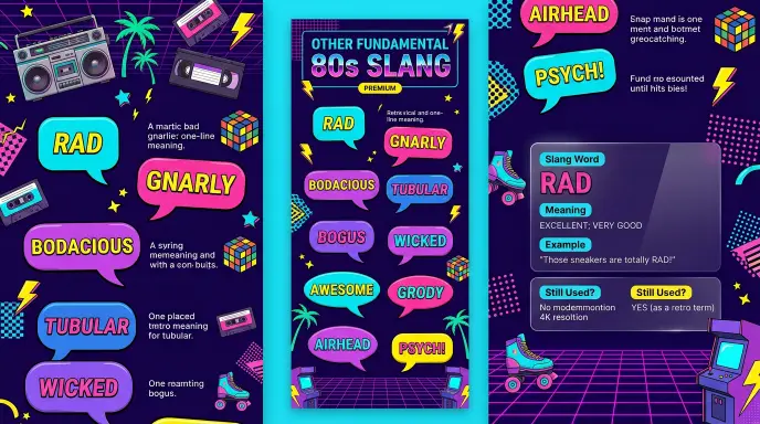 Other Fundamental 80s Slang
