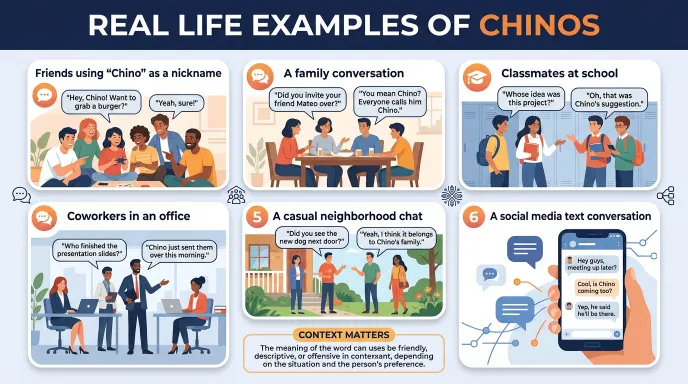 Real Life Examples of Chinos