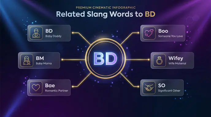 related slang words to bd
