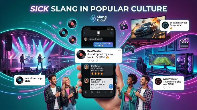 Sick Slang in Popular Culture