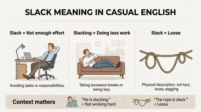 Slack Meaning in Casual English