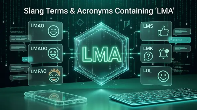 Slang Terms & Acronyms containing "lma"