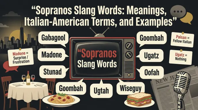 sopranos slang words
