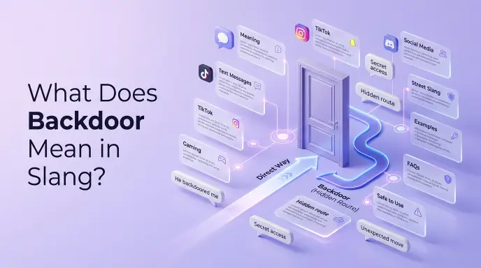 what does backdoor mean slang