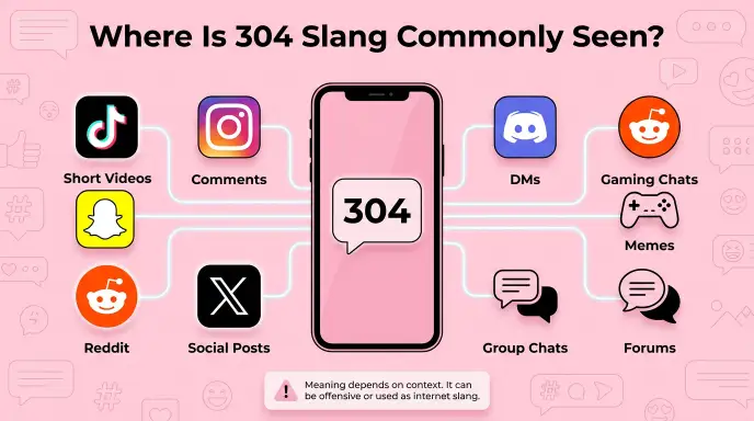 Where Is 304 Slang Commonly Seen?