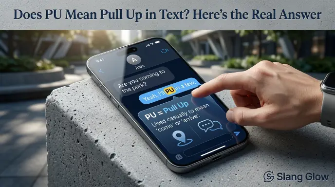 DOES pu mean pull up in text