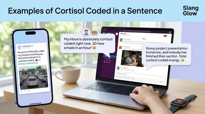 Examples of Cortisol Coded in a Sentence
