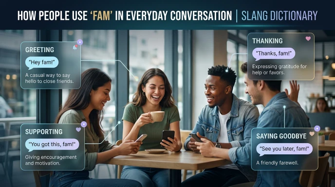 How People Use Fam in Everyday Conversation