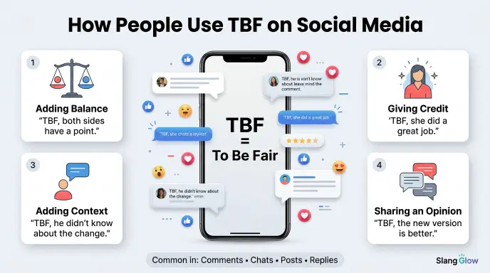 How People Use TBF on Social Media