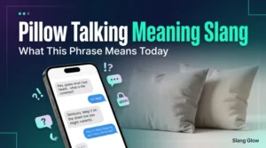 pilow talking meaning slang