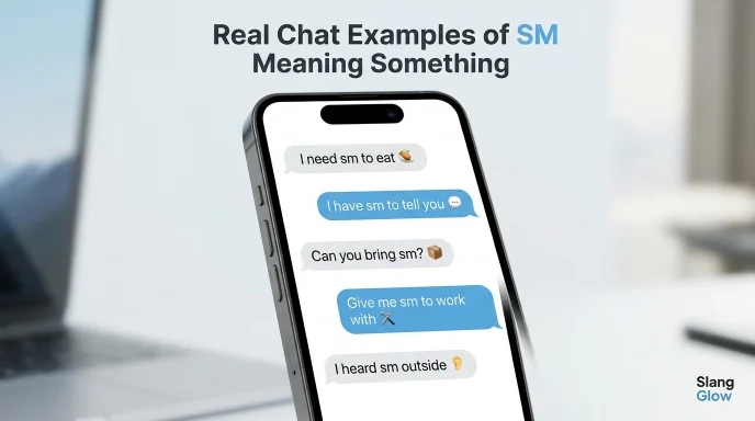 Real Chat Examples of SM Meaning Something