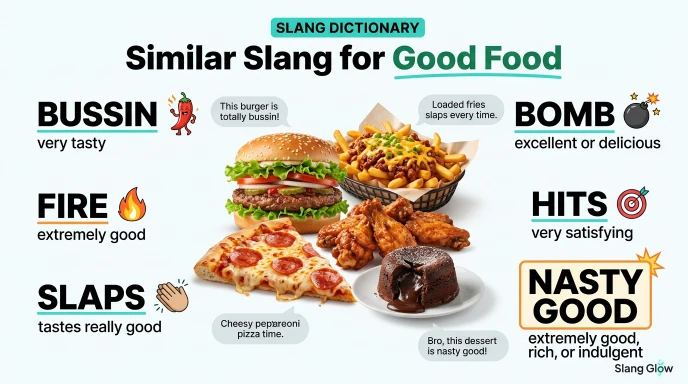 Similar Slang for Good Food