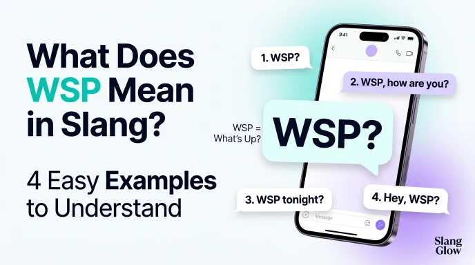 what does wsp mean in slang