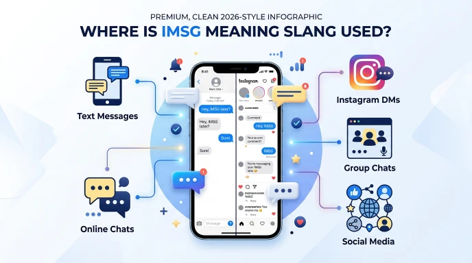 Where Is IMSG meaning slang Used?