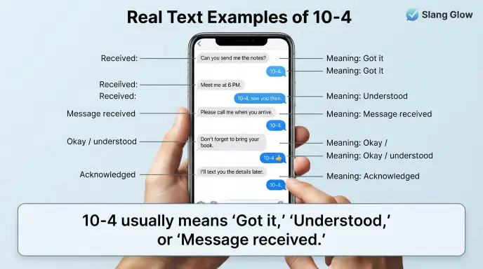 Real Text Examples of 10-4