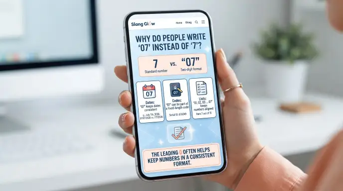 Why Do People Write 07 Instead of 7?